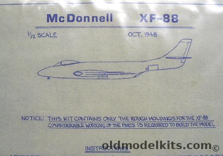 KR Models 1/72 McDonnell XF-88 Voodoo plastic model kit